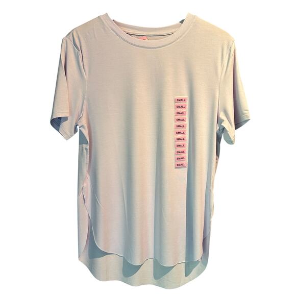 Member's Mark NWT Size Small Ladies fashion hem tee light lavender Super Soft - Picture 1 of 8